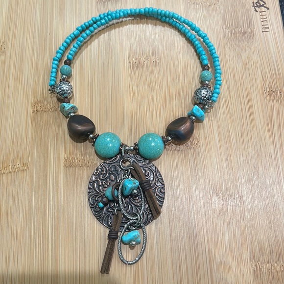 Jewelry - Beautiful Green Turquoise Spring Necklace